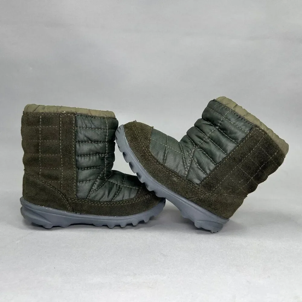 The‎ North Face Boy's Size 5 Green Winter Boots